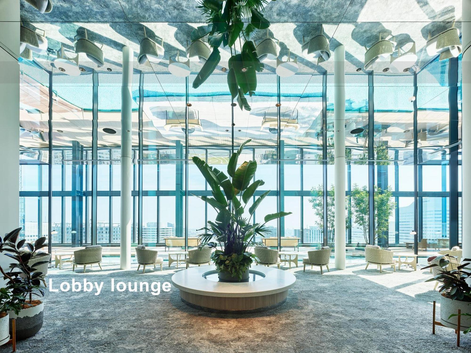 Mitsui Garden Hotel Yokohama Minatomirai Premier Экстерьер фото Lobby Lounge